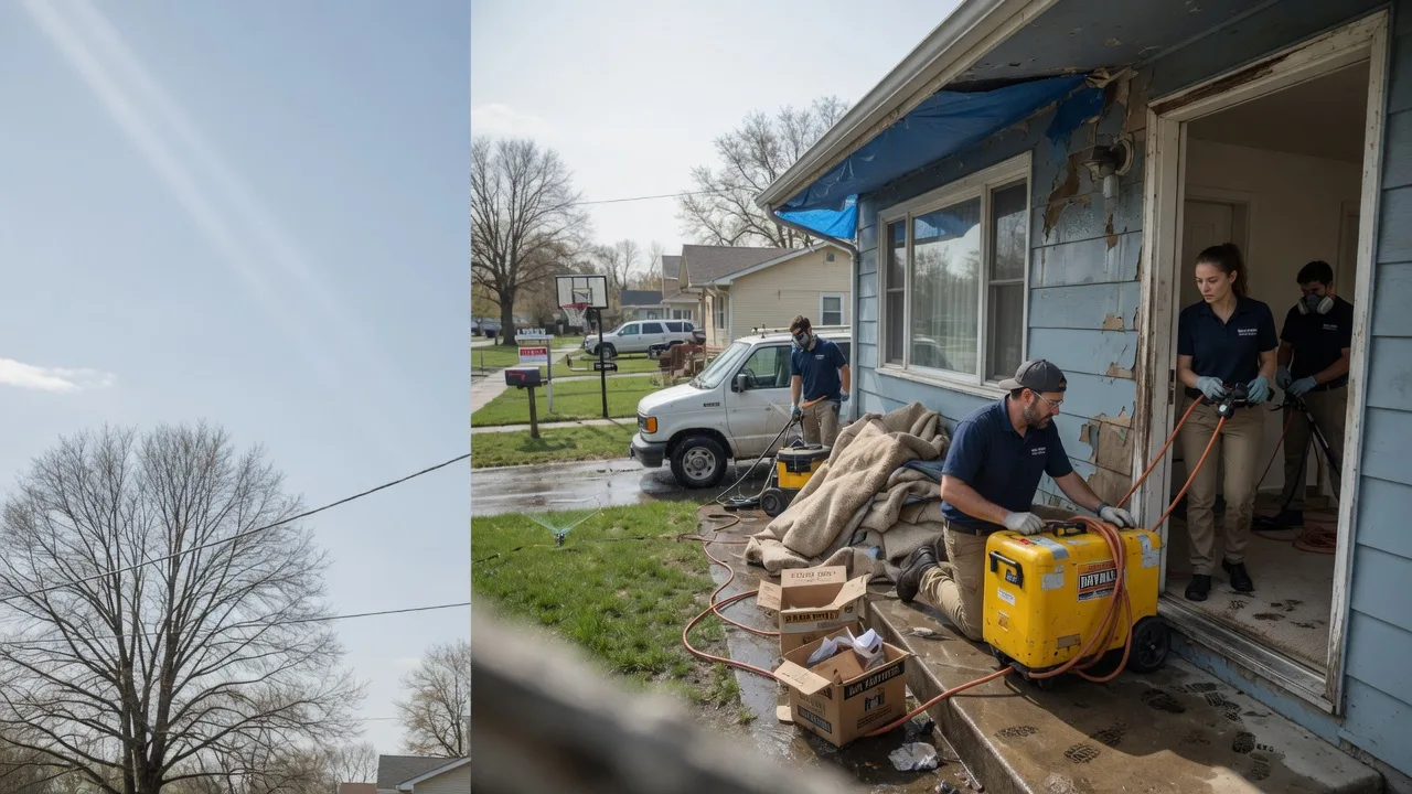 Basement Flood Cleanup in Robbins, IL near me